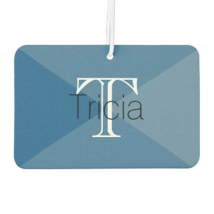 HAMbyWG - Modern 4 Shade Monogram Photo Car Air Freshener