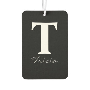 HAMbyWG - Modern Monogram Car Air Freshener