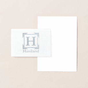 HAMbyWG Monogram Foil Card