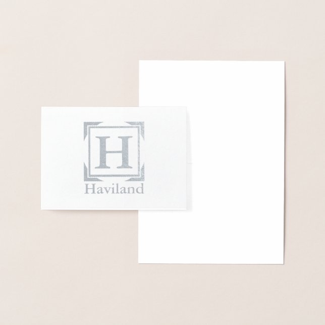 HAMbyWG Monogram Foil Card (Display)