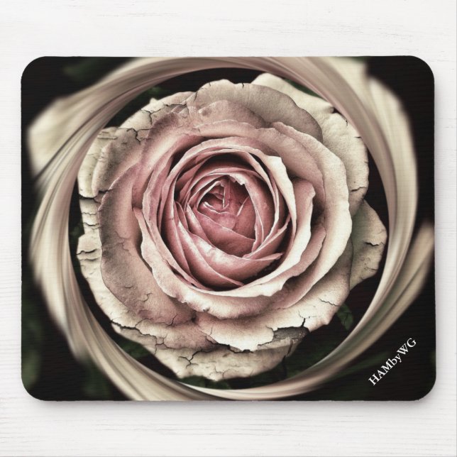 HAMbyWG - Mouse Pad - Antique Rose (Front)