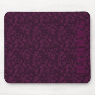HAMbyWG - Mouse Pad -Black Cherry Camouflage