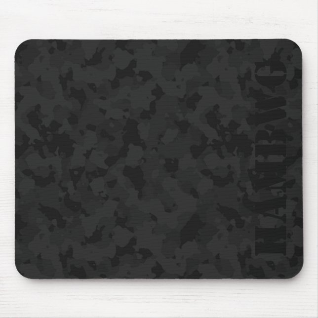 HAMbyWG - Mouse Pad - BlackCamouflage (Front)