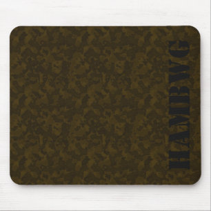 HAMbyWG - Mouse Pad - Brown Camouflage