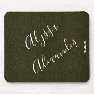 HAMbyWG - Mouse Pad - Denim Image - Olive