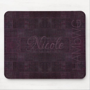 HAMbyWG - Mouse Pad - Distressed Black Cherry
