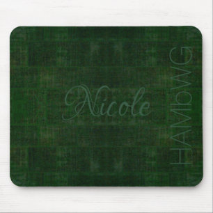 HAMbyWG - Mouse Pad - Distressed Green