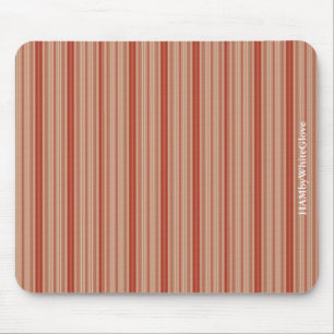 HAMbyWG - Mouse Pad - Orange-Red Stripe