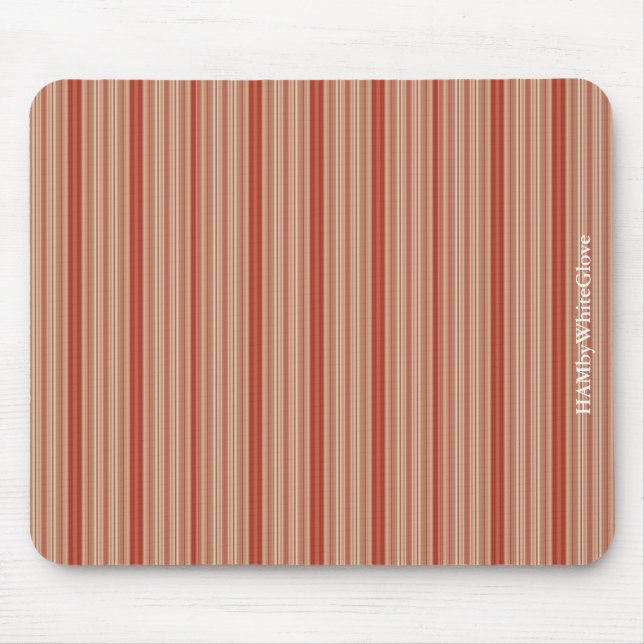 HAMbyWG - Mouse Pad - Orange-Red Stripe (Front)