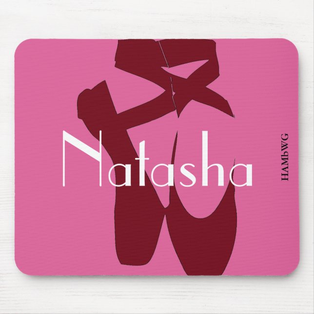 HAMbyWG - Mouse Pad  Red Ballet Slipper (Front)