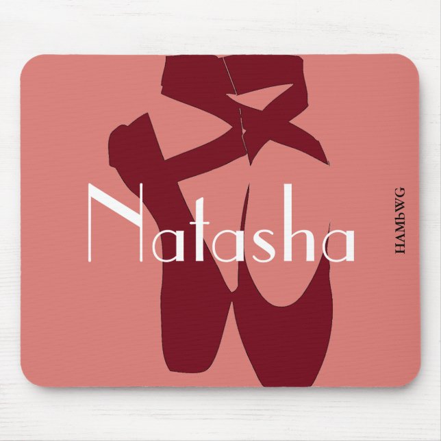 HAMbyWG - Mouse Pad  Red Ballet Slipper (Front)