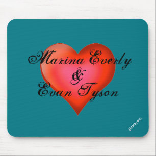 HAMbyWG - Mouse Pad - Red Heart