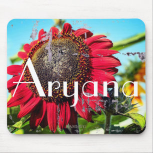 HAMbyWG - Mouse Pad - Red Sunflower