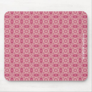 HAMbyWG - Mouse Pad - Rose Pink and Grey Discs