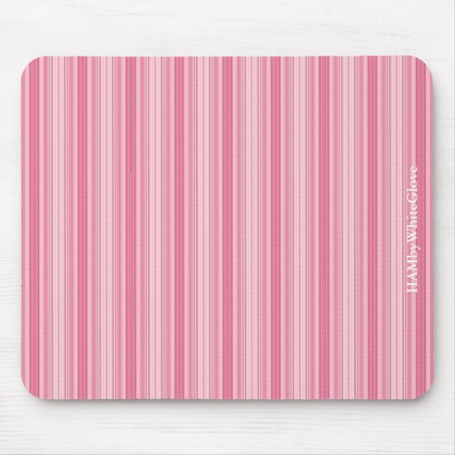 HAMbyWG - Mouse Pad - Rose Pink Stripe (Front)