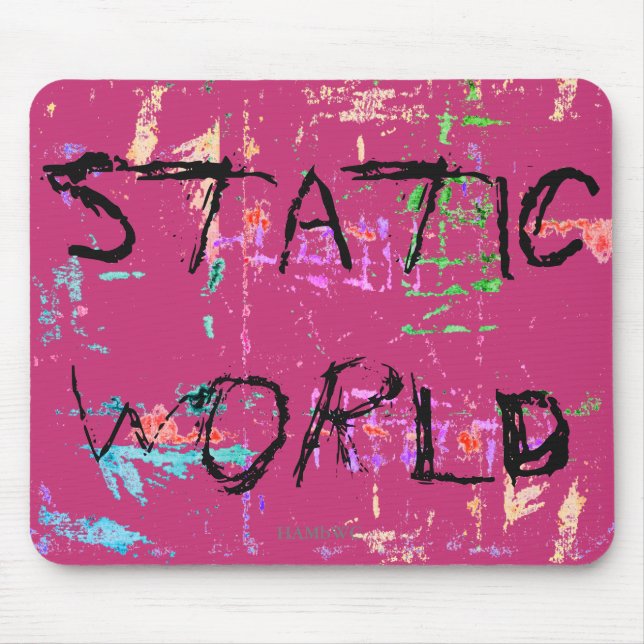 HAMbyWG - Mouse Pad - Static World (Front)