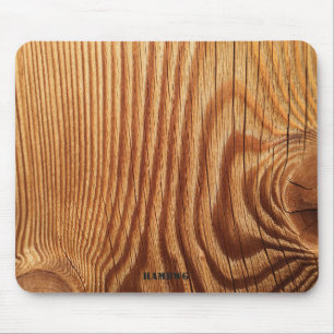 HAMbyWG - Mouse Pad - Wood Image - natural