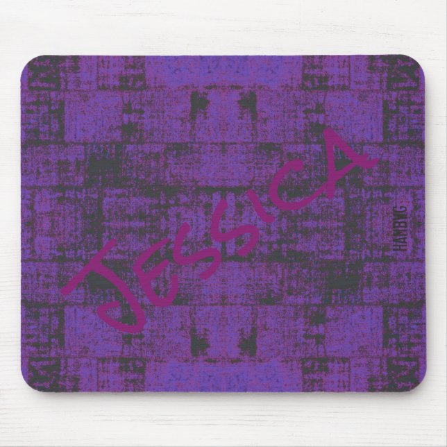 HAMbyWG - Mousepad - Violet Distressed (Front)