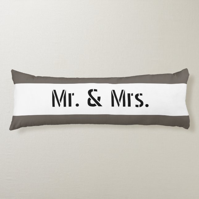 HAMbyWG - Mr & Mrs. Theme Body Cushion (Front)