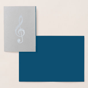 HAMbyWG Musical Note Foil Card