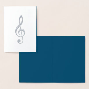 HAMbyWG Musical Note Foil Card