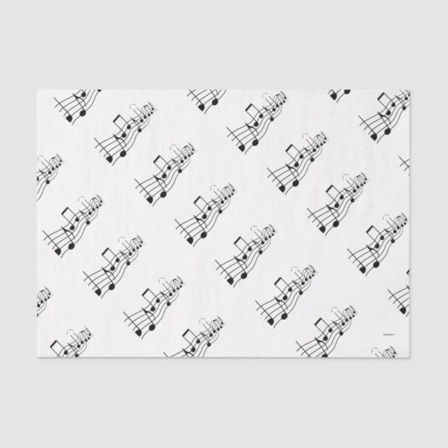 HAMbyWG - Musical Notes - Tissue Paper (Front)