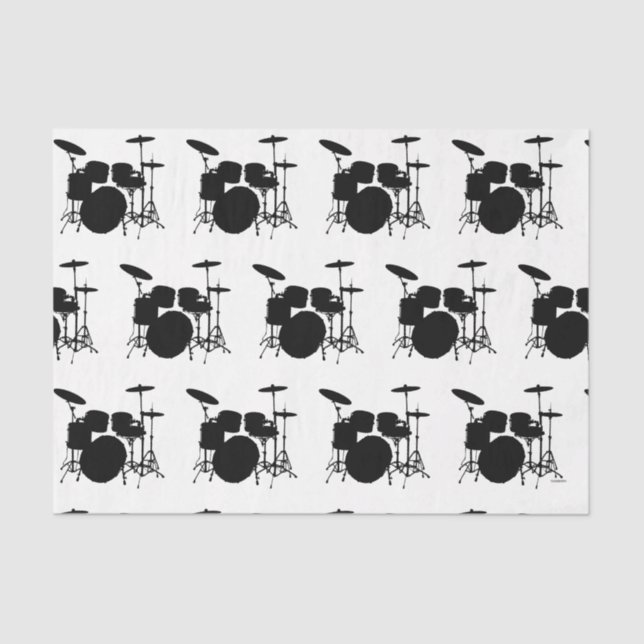 HAMbyWG - Musicians Drum Set Tissue Paper (Front)