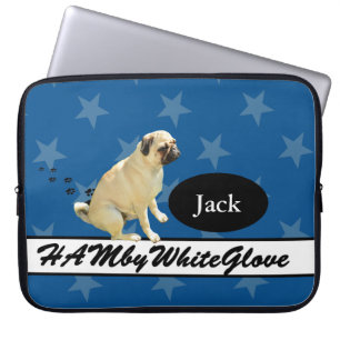 HAMbyWG - Neoprene Laptop Sleeve - w Pugsly