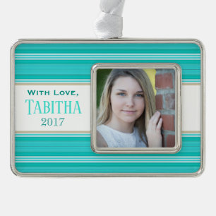 HAMbyWG - Ornament - Aqua Stripes