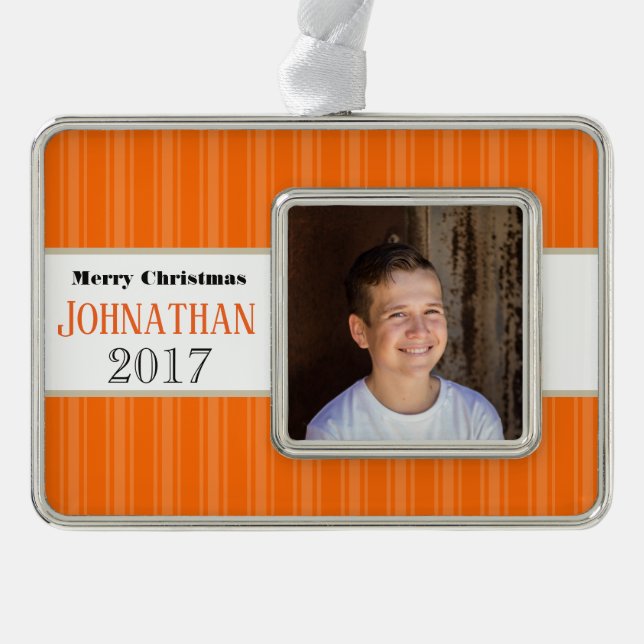 HAMbyWG - Ornament - Orange Stripes (Front)