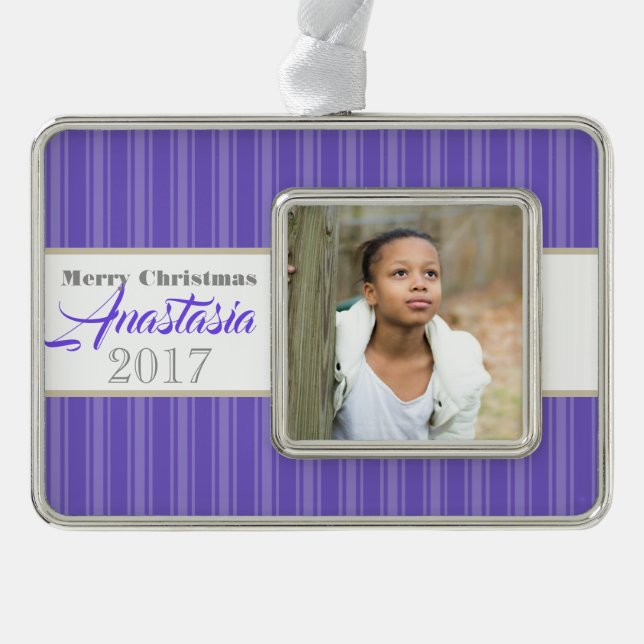 HAMbyWG - Ornament - Purple Stripes (Front)