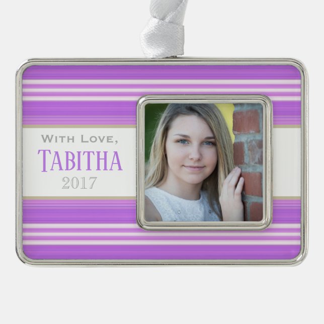 HAMbyWG - Ornament - Violet Stripes (Front)