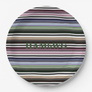 HAMbyWG - Paper Plate - Goth Stripe