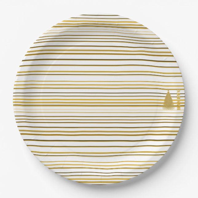 HAMbyWG - Paper Plates 9" - Christmas Tree (Front)