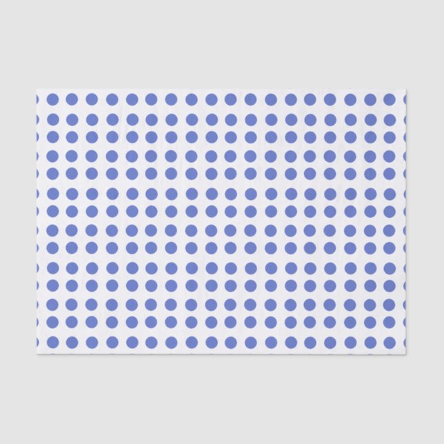 HAMbyWG - Periwinkle Polka Dot Gift Tissue Paper (Front)