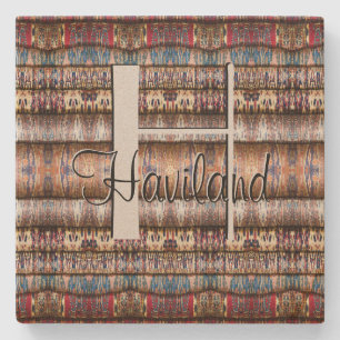 HAMbyWG Persian Design - Monogram Stone Coaster