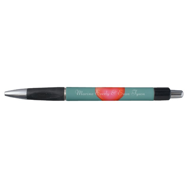 HAMbyWG - Personalised Pen - Red Heart (Front)