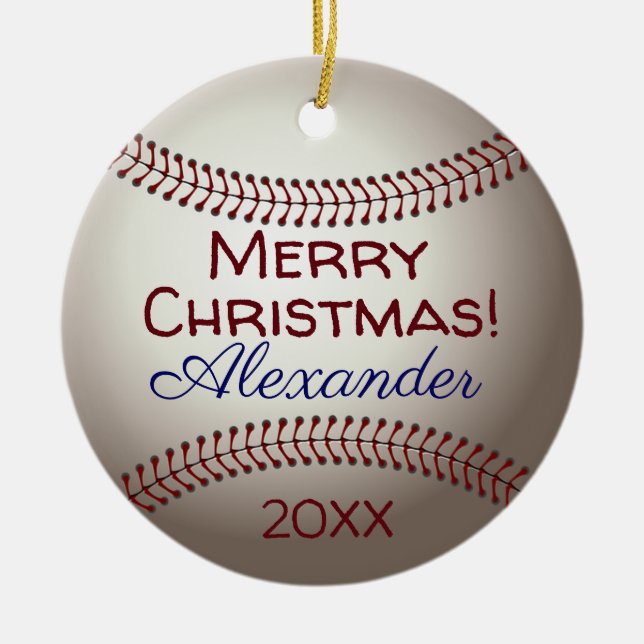 HAMbyWG  - Personalizable Baseball Ornament (Front)