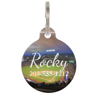 HAMbyWG - Pet Name Tag - Baseball Stadium