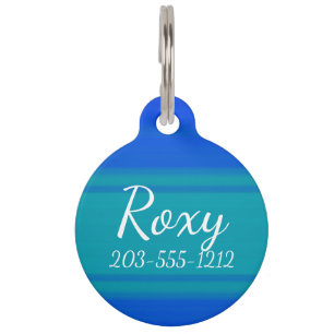 HAMbyWG - Pet Name Tag - Cool/Cool Blue