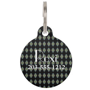 HAMbyWG - Pet Name Tag - Diamonds