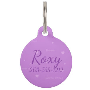 HAMbyWG - Pet Name Tag - Lovey Dovey