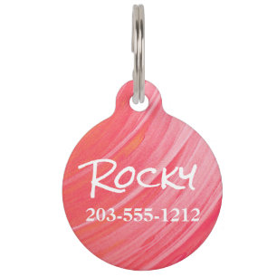 HAMbyWG - Pet Name Tag - Melon Swirl