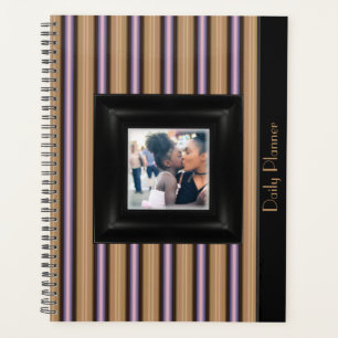 HAMbyWG - Photo Daily Planner - Art Deco Stripe