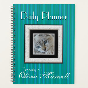 HAMbyWG - Photo Daily Planner - Bright Aqua Green