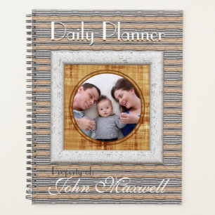 HAMbyWG - Photo Daily Planner - Natural Stripe