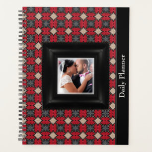 HAMbyWG - Photo Daily Planner - Red, Creme & Grey