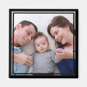 HAMbyWG - Photo Magnet with a black border