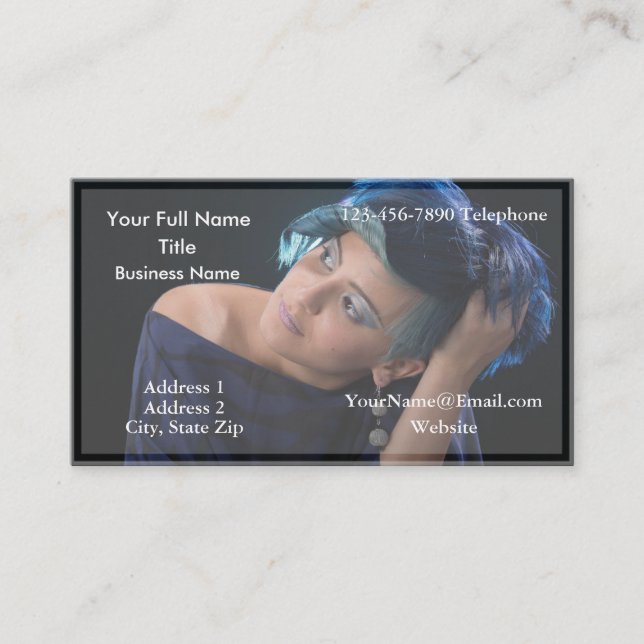 HAMbyWG Photo with Calendar Business Card (Front)