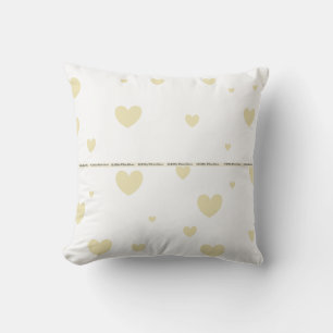 HAMbyWG - Pillow   - Beige Hearts